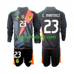 Fotballdrakt Argentina Keeper Emiliano Martinez 23 Barn Hjemmekit 2024 Langermet