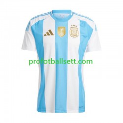 Fotballdrakt Argentina Copa America Herre Hjemmekit 2024 Kortermet