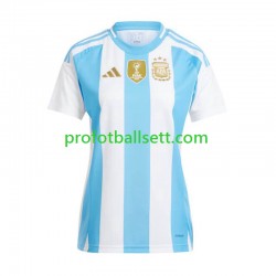 Fotballdrakt Argentina Copa America Dame Hjemmekit 2024 Kortermet