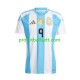 Fotballdrakt Argentina Julian Alvarez 9 Copa America Herre Hjemmekit 2024 Kortermet