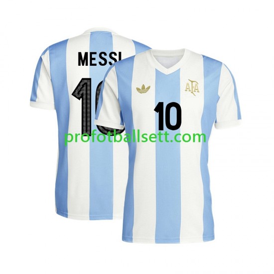 Fotballdrakt Argentina Lionel Messi 10 50 Anniversary Herre Hjemmekit Kortermet