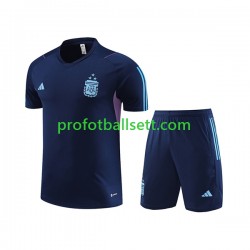 Argentina 2023-2024 Marineblå Treningstrøye og shorts