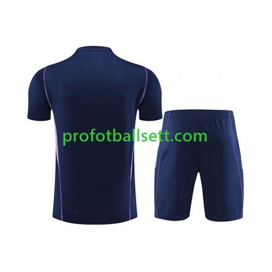 Argentina 2023-2024 Marineblå Treningstrøye og shorts