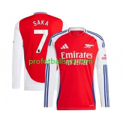 Fotballdrakt Arsenal Bukayo Saka 7 Herre Hjemmekit 2024-2025 Rød Langermet