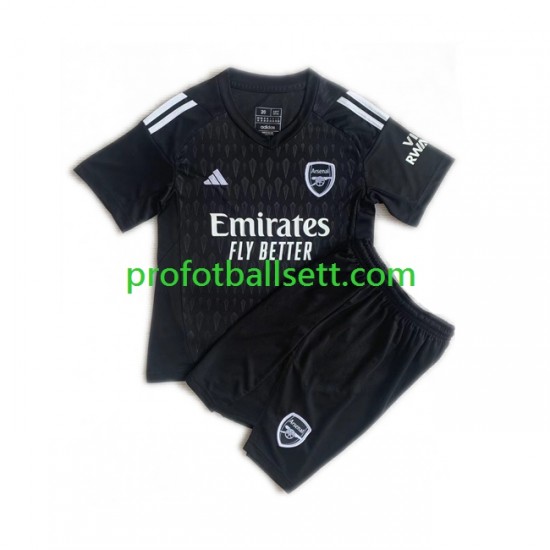 Fotballdrakt Arsenal Keeper Barn Hjemmekit 2023-2024 Kortermet