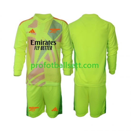 Fotballdrakt Arsenal Keeper Barn Hjemmekit 2024-2025 Langermet