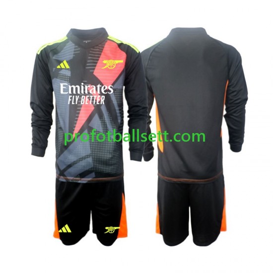 Fotballdrakt Arsenal Keeper Barn Tredjekit 2024-2025 Langermet