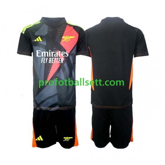 Fotballdrakt Arsenal Keeper Barn Tredjekit 2024-2025 Kortermet
