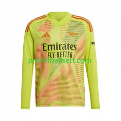 Fotballdrakt Arsenal Keeper Herre Hjemmekit 2024-2025 Gul Langermet