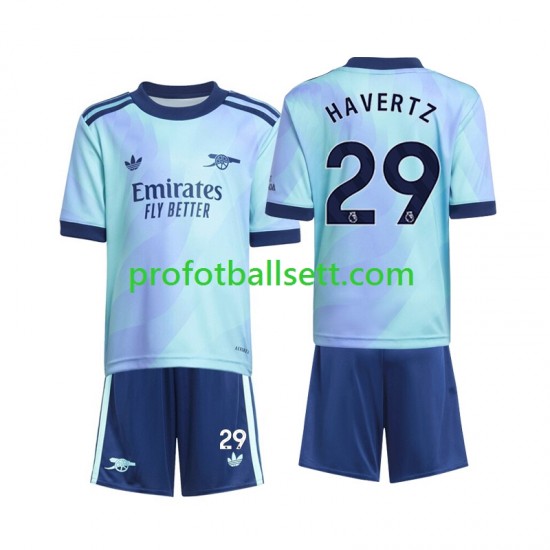 Fotballdrakt Arsenal Havertz 29 Barn Tredjekit 2024-2025 Kortermet