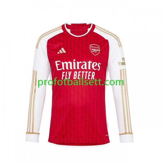 Fotballdrakt Arsenal Herre Hjemmekit 2023-2024 Langermet