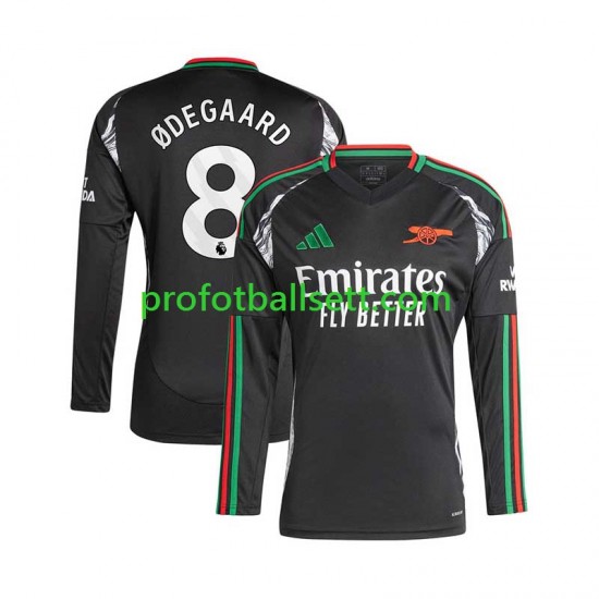 Fotballdrakt Arsenal Martin Odegaard 8 Herre Bortekit 2024-2025 Langermet