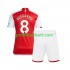 Fotballdrakt Arsenal Martin Odegaard 8 Barn Hjemmekit 2023-2024 Kortermet