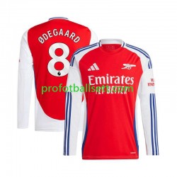 Fotballdrakt Arsenal Martin Odegaard 8 Herre Hjemmekit 2024-2025 Rød Langermet