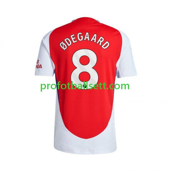 Fotballdrakt Arsenal Martin Odegaard 8 Herre Hjemmekit 2024-2025 Rød Kortermet
