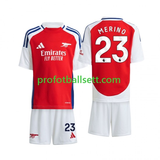 Fotballdrakt Arsenal Merino 23 Barn Hjemmekit 2024-2025 Kortermet
