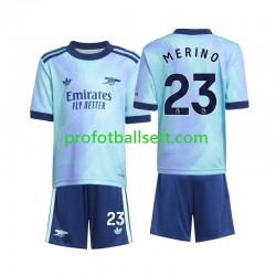 Fotballdrakt Arsenal Merino 23 Barn Tredjekit 2024-2025 Kortermet