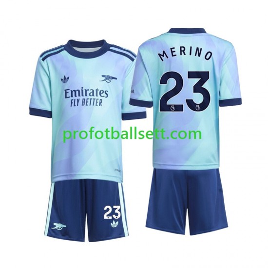 Fotballdrakt Arsenal Merino 23 Barn Tredjekit 2024-2025 Kortermet