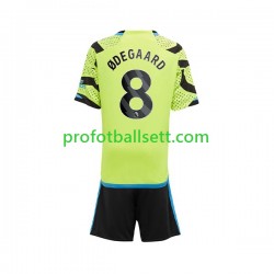 Fotballdrakt Arsenal Odegaard 8 Barn Bortekit 2023-2024 Kortermet