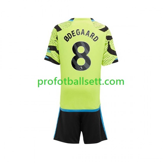 Fotballdrakt Arsenal Odegaard 8 Barn Bortekit 2023-2024 Kortermet