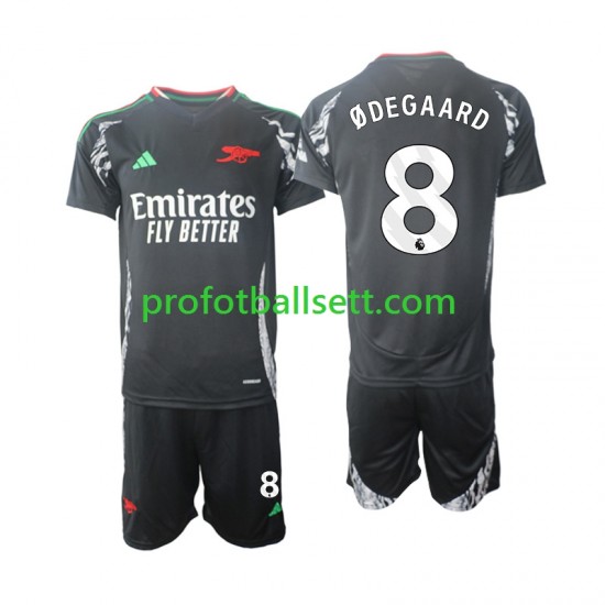 Fotballdrakt Arsenal Odegaard 8 Barn Bortekit 2024-2025 Kortermet
