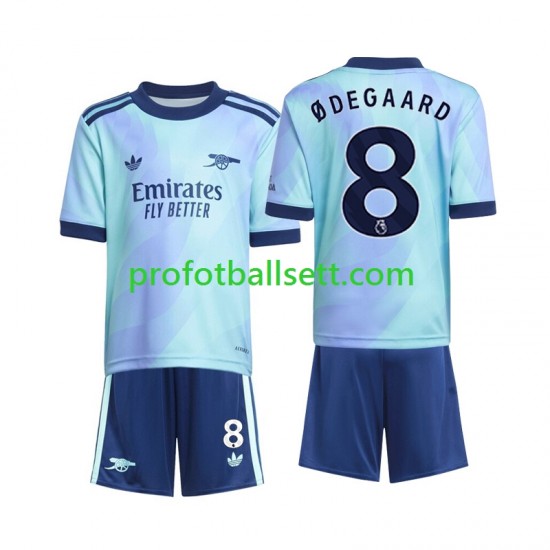 Fotballdrakt Arsenal Odegaard 8 Barn Tredjekit 2024-2025 Kortermet