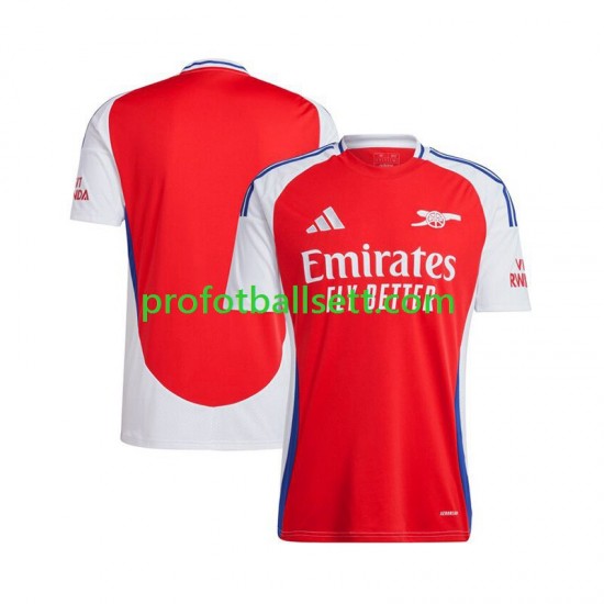 Fotballdrakt Arsenal Herre Hjemmekit 2024-2025 Rød Kortermet