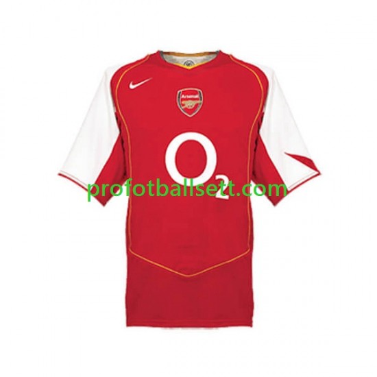 Retro Fotballdrakt Arsenal Herre Hjemmekit 2004 Kortermet