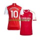 Fotballdrakt Arsenal Smith Rowe 10 Herre Hjemmekit 2023-2024 Kortermet