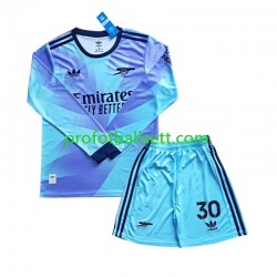 Fotballdrakt Arsenal Sterling 30 Barn Tredjekit 2024-2025 Langermet