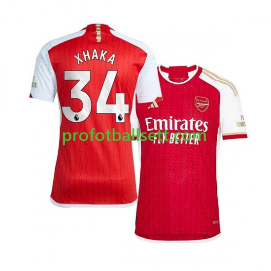 Fotballdrakt Arsenal Xhaka 34 Herre Hjemmekit 2023-2024 Kortermet