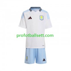 Fotballdrakt Aston Villa Barn Bortekit 2024-2025 Kortermet
