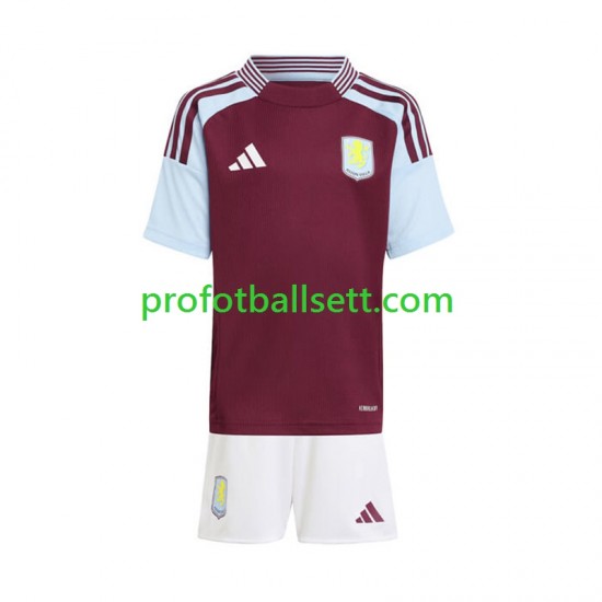 Fotballdrakt Aston Villa Barn Hjemmekit 2024-2025 Kortermet