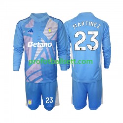 Fotballdrakt Aston Villa Keeper Emiliano Martinez 23 Barn Tredjekit 2024-2025 Langermet