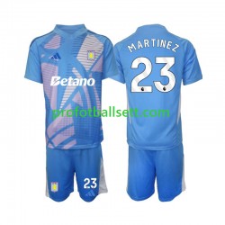 Fotballdrakt Aston Villa Keeper Emiliano Martinez 23 Barn Tredjekit 2024-2025 Kortermet