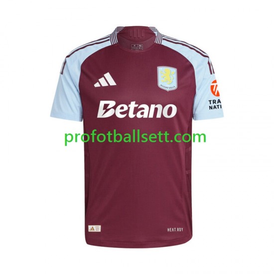 Fotballdrakt Aston Villa Herre Hjemmekit 2024-2025 Kortermet