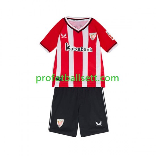 Fotballdrakt Athletic Bilbao Barn Hjemmekit 2023-2024 Kortermet