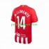 Fotballdrakt Atlético Madrid 2 Marcos Llorente 14 Herre Hjemmekit 2023-2024 Kortermet