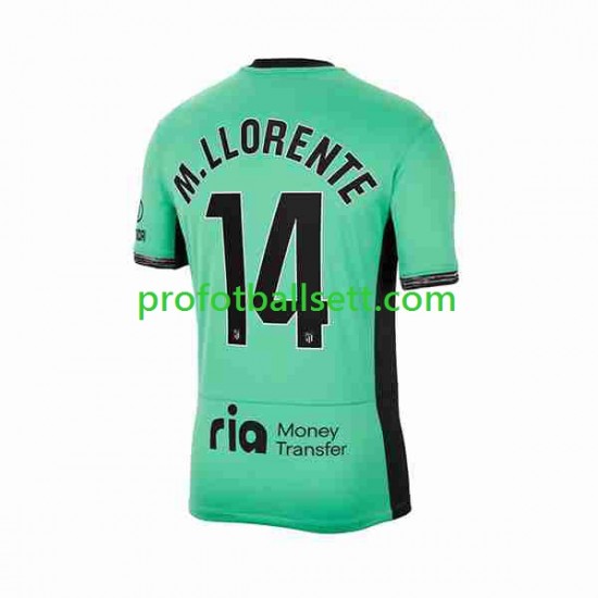 Fotballdrakt Atlético Madrid 2 Marcos Llorente 14 Herre Tredjekit 2023-2024 Kortermet