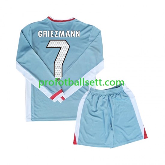 Fotballdrakt Atlético Madrid Antoine Griezmann 7 Barn Bortekit 2024-2025 Langermet