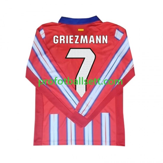 Fotballdrakt Atlético Madrid Antoine Griezmann 7 Herre Hjemmekit 2024-2025 Langermet