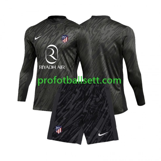 Fotballdrakt Atlético Madrid Keeper Barn Hjemmekit 2024-2025 Langermet