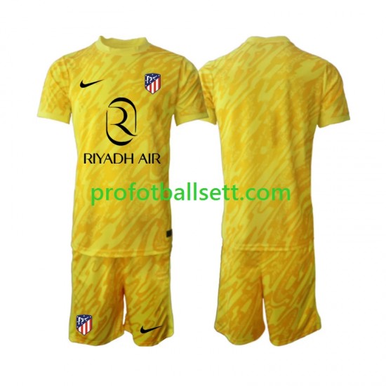 Fotballdrakt Atlético Madrid Keeper Barn Tredjekit 2024-2025 Kortermet