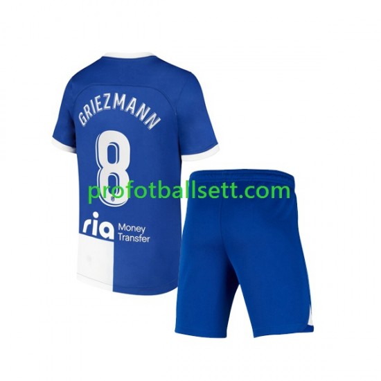 Fotballdrakt Atlético Madrid Griezmann 8 120 Anniversary Barn Hjemmekit 2022-23 Kortermet