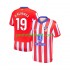 Fotballdrakt Atlético Madrid Julian Alvarez 19 Herre Hjemmekit 2024-2025 Kortermet