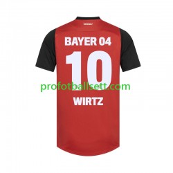 Fotballdrakt Bayer 04 Leverkusen Florian Wirtz 10 Herre Hjemmekit 2024-2025 Kortermet