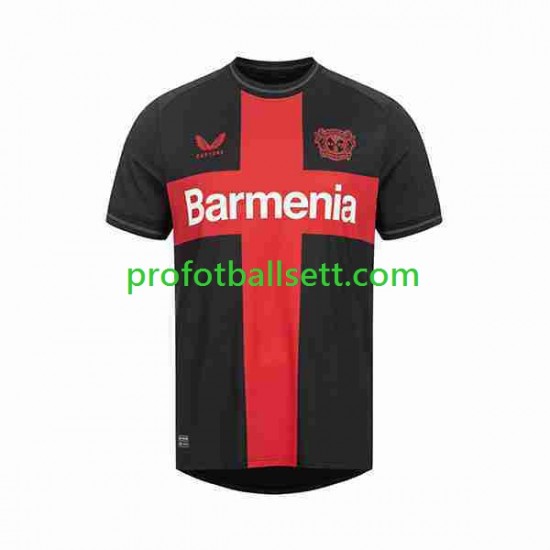 Fotballdrakt Bayer 04 Leverkusen Herre Hjemmekit 2023-2024 Kortermet