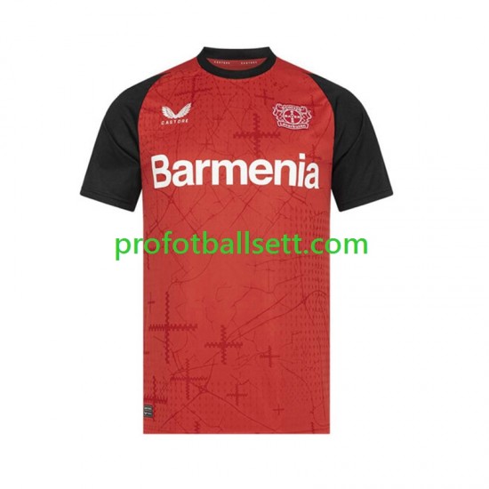 Fotballdrakt Bayer 04 Leverkusen Herre Hjemmekit 2024-2025 Kortermet