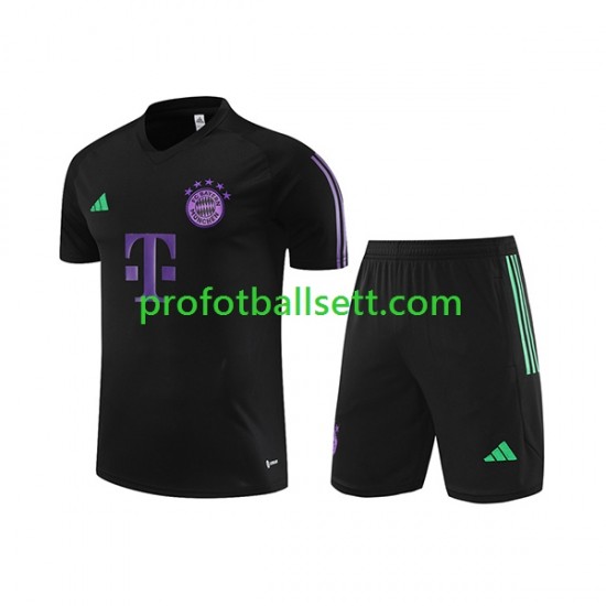 FC Bayern München 2023-2024 Svart Treningstrøye og shorts