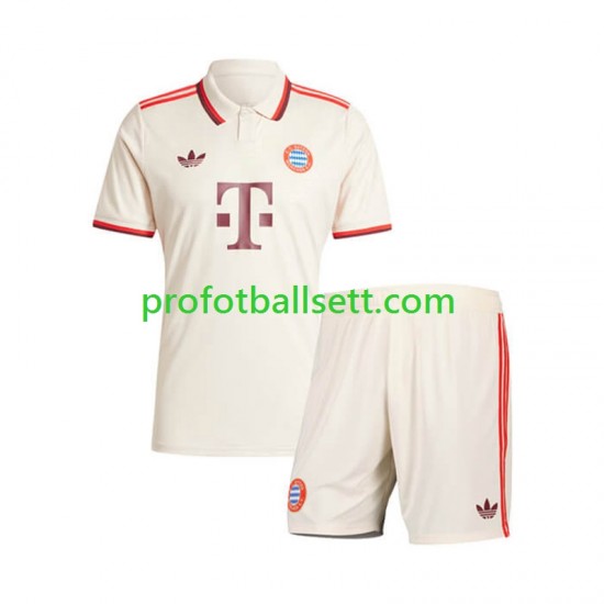 Fotballdrakt FC Bayern München Barn Tredjekit 2024-2025 Kortermet